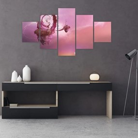 Obraz - Wróżka na pływającej wyspie (125x70 cm)