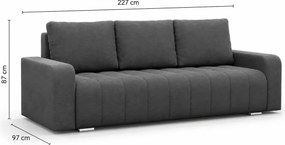 Kanapa Avena z funkcją spania i pojemnikiem – wybór kolorów tkanin