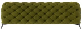 Zielona aksamitna sofa 225 cm Chelsea – Ropez
