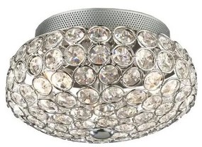 Ideal Lux - LED Plafon kryształowy KING 3xG9/3W/230V śr. 25,5 cm chrom