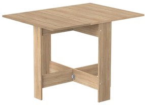 Rozkładany stół w dekorze dębu 76x28 cm Papillon – TemaHome