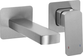 Bateria Umywalkowa Podtynkowa REA Arlo Nikiel Szczotkowany