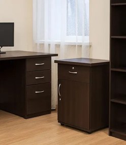 Klasyczny Kontenerek Biurowy Na Kluczyk Wenge Z5-Z16