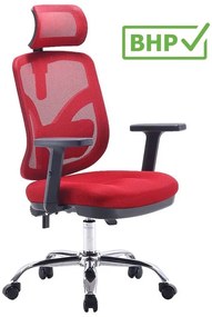 Ergonomiczne krzesło biurowe Jokasta, zgodne z normą BHP