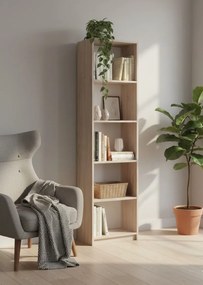 Regał Z Półkami Dąb Sonoma 50 Cm B2-Z83