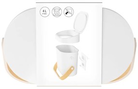 Biały pojemnik na odpadki organiczne 4 l Bellwood – Umbra
