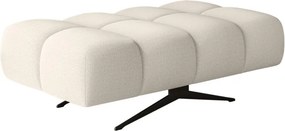 Nowoczesna pufa PRADO Soft Lux w tkaninie CURIO 02 WERSAL