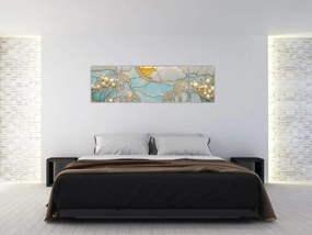 Obraz - 3D perły w oceanie (170x50 cm)