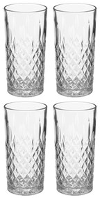 Komplet wysokich szklanek typu tumbler CHARLES, 300 ml