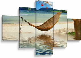Obraz - Relaks na plaży (125x70 cm)