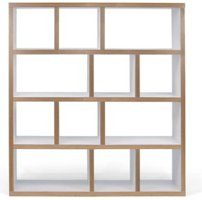 Biało-naturalny regał 150x159 cm Berlin – TemaHome