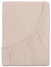 4Home prześcieradło frotte Perfect kawowy, 90 x 200 cm