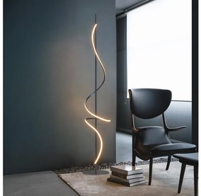 ONLI - LED Lampa podłogowa TWIST LED/24W/230V 4000K czarna