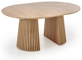 Stół rozkładany FARGO 120(210)x120 dąb naturalny HALMAR