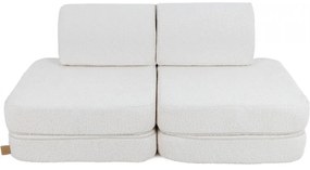 Pocket sofa basic boucle biała - meowbaby®