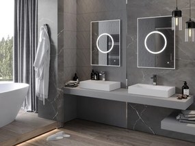 Mexen Koga lustro łazienkowe podświetlane 60 x 80 cm, LED 6000K, antypara - 9821-060-080-611-00