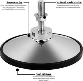Stół piłkarski TUNIRO PRO 110 kg czarny