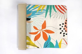 Dywanik łazienkowy Dywanik łazienkowy Rośliny wzór