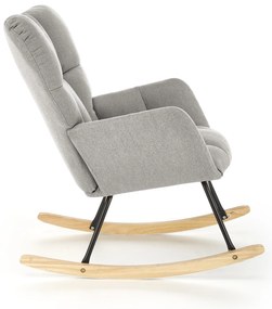 VASCO fotel bujany popielaty