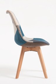 Zestaw 4 Krzese Synk Patchwork