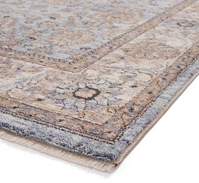 Niebiesko-kremowy chodnik 60x230 cm Vintage – Think Rugs