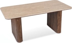 Stół Prostokątny ARAMIS 180 cm Trawertyn/Orzech Nowoczesny