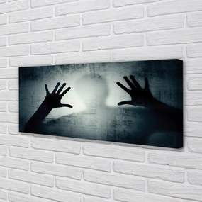 Obraz na płótnie Cień Rąk i Głowy