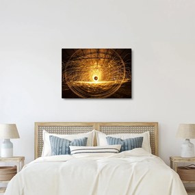 Obraz świetlistego dysku (70x50 cm)