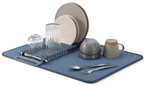 Niebieska tekstylna podkładka do naczyń 61x46 cm Udry – Umbra