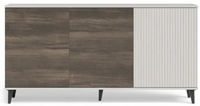 Komoda RANDOM 2 KM-1 160cm orzech/kaszmirowa HALMAR