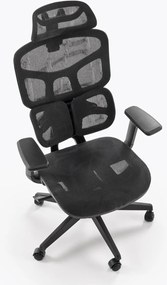 Fotel biurowy z regulacjami Macar Halmar, zgodny z normą BHP