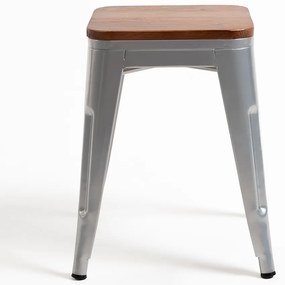 Taburete Torix Pequeńo Madera Natural