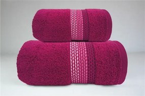 Ręcznik bawełniany Frotex Ombre 50x90 fuksja GRENO