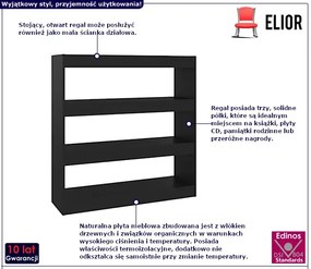 Regał Do Salonu Czarny W9-W45