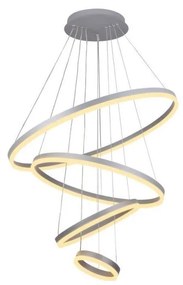 LED regulowany żyrandol na linkach LED/165W/230V 3000-6500K + DO