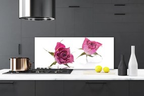 Panel Szklany Romantyczny Bukiet Róż