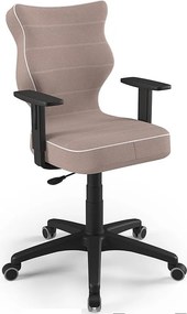 Krzesło do biurka Duo Black rozmiar 5 (146-176,5 cm) regulowane podłokietniki