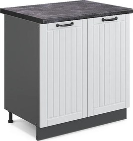 Szafka pod zlew biały domek wiejski 80x60x82 fame-line