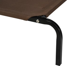 PawHut Legowisko dla psa lub kota Miękka poducha 110x68x19cm Szare i kawowe wykończenie | Aosom PL