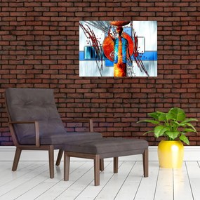 Obraz przedstawiający starożytną osobę (70x50 cm)