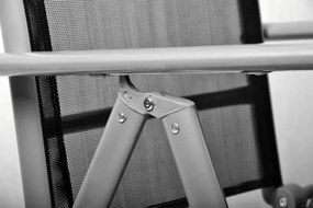 Krzesło GARTHEN rozkładane – czarne