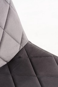 Zestaw 4 Krzese Min Aksamitne