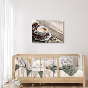 Obraz na szkle - Espresso (70x50 cm)