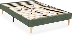 Podstawa kolumny z tapicerką Bari 90x190 cm Zielona