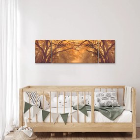 Obraz drogi w jesiennym krajobrazie (170x50 cm)