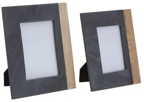 Szara kamienna ramka 18x23 cm Kata – Premier Housewares