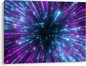 Obraz - Neonowa przestrzeń (70x50 cm)