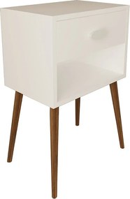 Drewniany stół boczny stolik nocny Singol XL