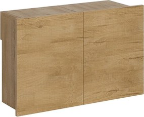 Lawka dolna rozkładana 26x72/300 cm Evolve Dąb naturalny wewnętrzne przedłużenia