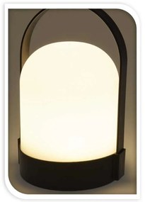 Lampa LED w kształcie latarenki z uchwytem, 21 cm